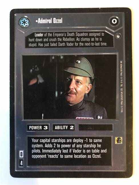 WB Star Wars CCG Hoth Unlimited Collapsing Corridor 