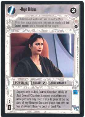 Star Wars CCG Coruscant Speak With The Jedi Council
