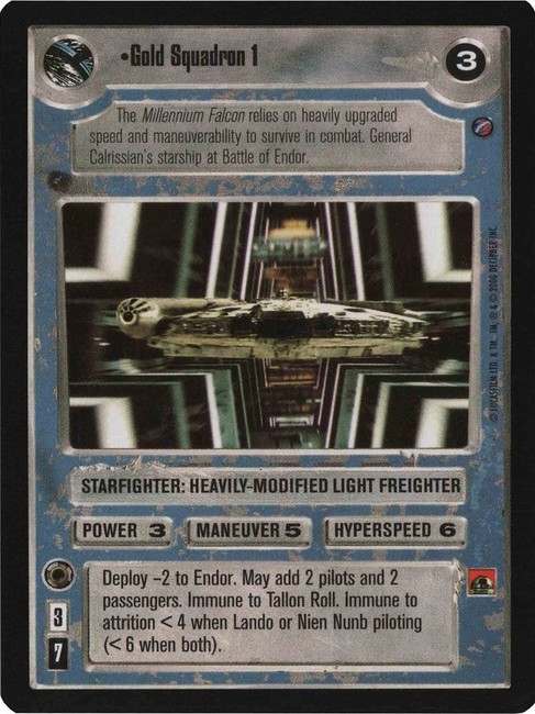 Star Wars CCG Gold Squadron 1