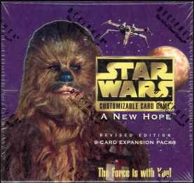 Star Wars CCG Factory Sealed Booster Pack A New Hope Limited Edition 15 Card Pac 