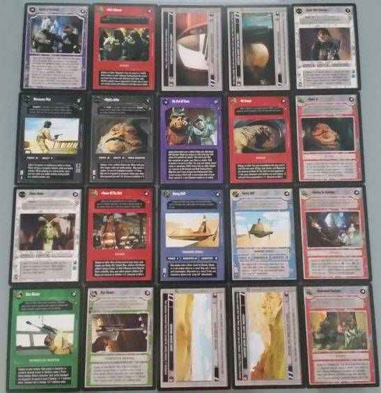 STAR WARS CCG SWCCG ENHANCED JABBA’S PALACE COMPLETE SET 