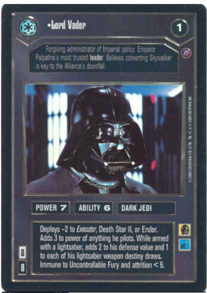 Star Wars CCG Reflections II Foil Red Leader In Red 1 