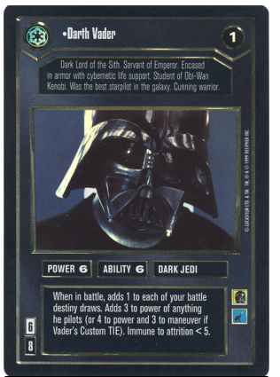 Yoda, Vader, + MORE! YOU PICKRares & Uncommons Star Wars CCG Cards 
