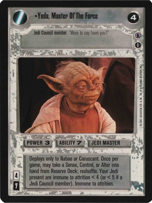 Buy Yoda, Master Of The Force | SWCCG | SWCCGStore.com