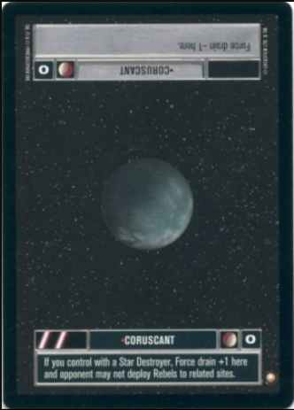 Star Wars CCG Coruscant Begin Landing Your Troops NrMint-MINT SWCCG