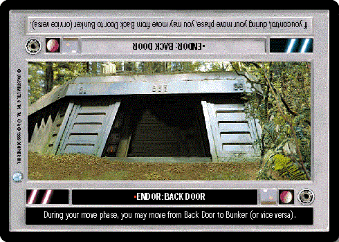 Bunker Star Wars Endor Limited 1999 LS Uncommon CCG Card Endor 