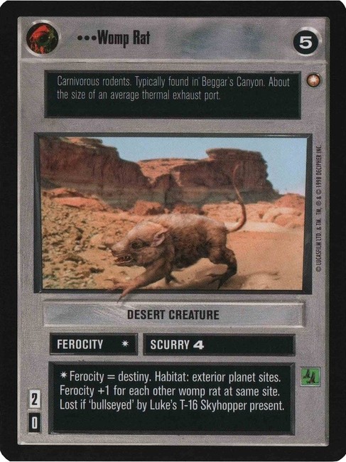 Target Womp Rats Buy Womp Rat | Special Edition | SWCCGStore.com