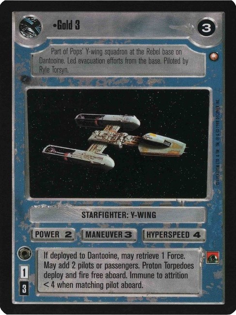 Star Wars CCG Gold 3