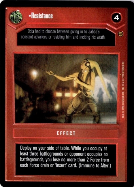 Buy Resistance | Jabba's Palace | SWCCGStore.com