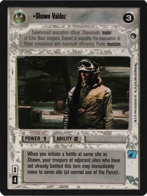 Buy Shawn Valdez | SWCCG | SWCCGStore.com