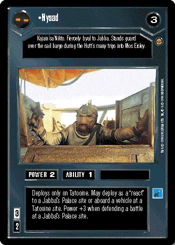 Tatooine Jabba's Palace x4 Star Wars CCG Special Edition NM swccg 