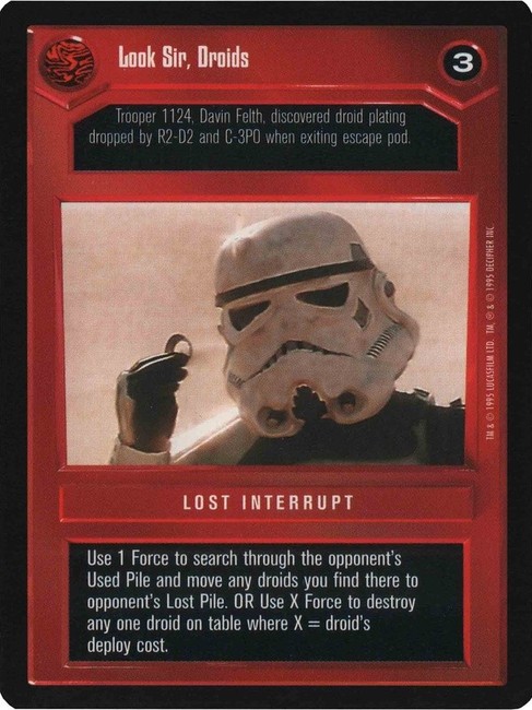 Buy Look Sir, Droids | SWCCG | SWCCGStore.com