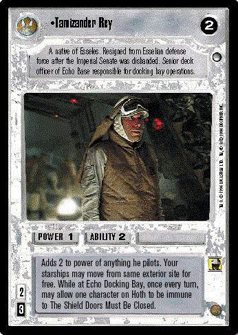 Star Wars CCG Hoth White Border Image Of The Dark Lord 