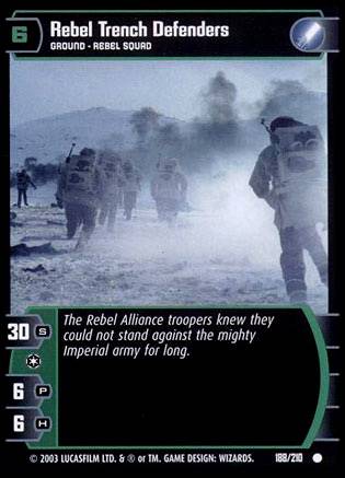 Buy Rebel Trench Defenders (ESB #188) | Star Wars TCG | SWCCGStore.com
